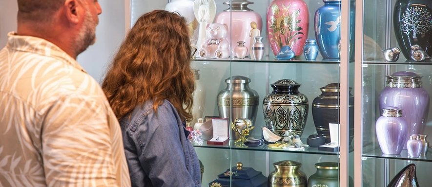 Caskets and Urn Displays